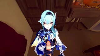 POV prekleto Eula doggystyle in polnjenje ji z cum.